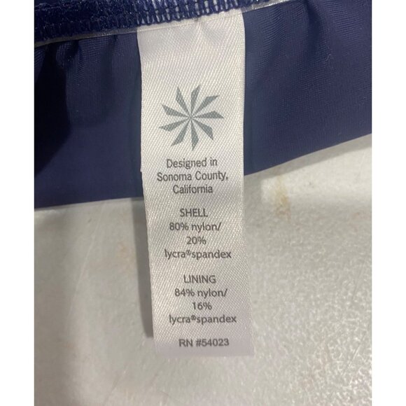 Athleta Navy Halter Tankini Swim Top 32D/DD Wired Bra - Picture 2 of 16